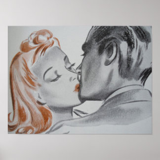 Póster Besos