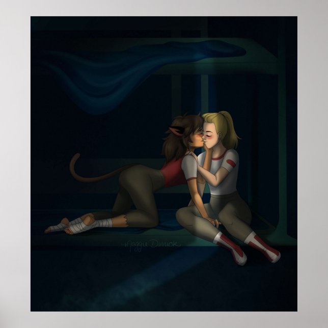 Póster Besos de Catradora para adolescentes (Frente)