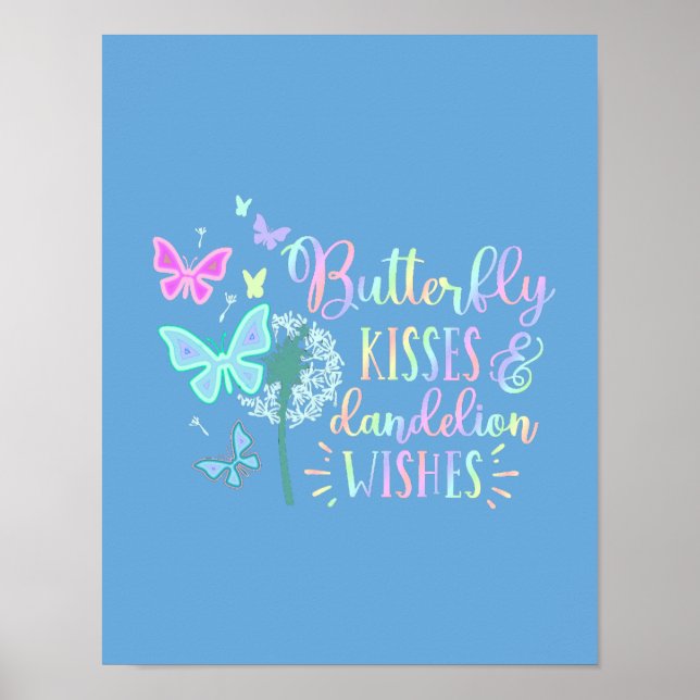 Póster Besos de Mariposa Deseos de Diente de León Persona (Frente)