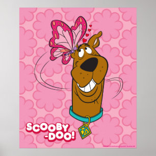 Póster Besos de mariposa Scooby-Doo