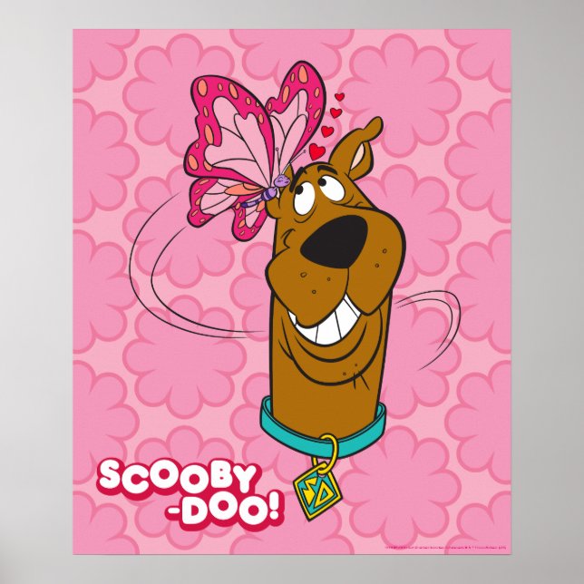 Póster Besos de mariposa Scooby-Doo (Frente)