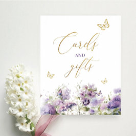 Póster Besos de mariposa tarjetas regalos flores Baby Sho