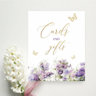 Póster Besos de mariposa tarjetas regalos flores Baby Sho