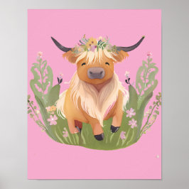 Póster Besos de vaca y deseos campestres