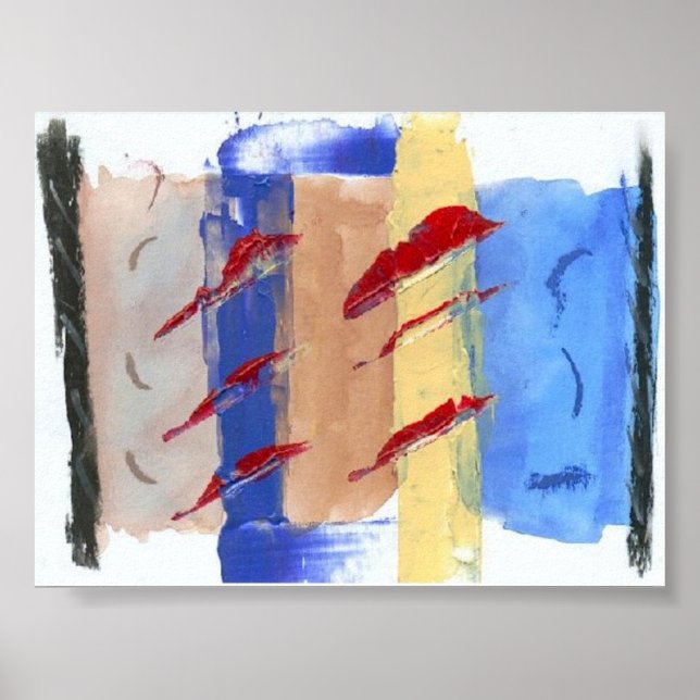 Póster Besos perdidos (Frente)