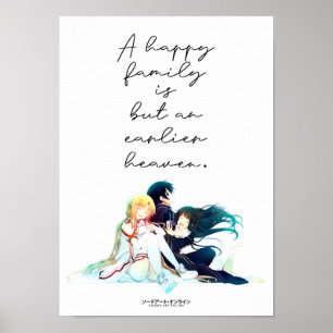 Póster Best Anime Quotes Online Gamer MMORPG Family