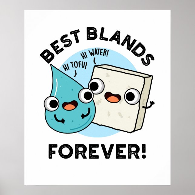 Póster Best Blands Forever Funny BFF Pun (Frente)