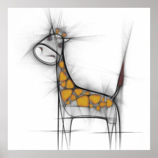 Póster Best ever giraffe poster