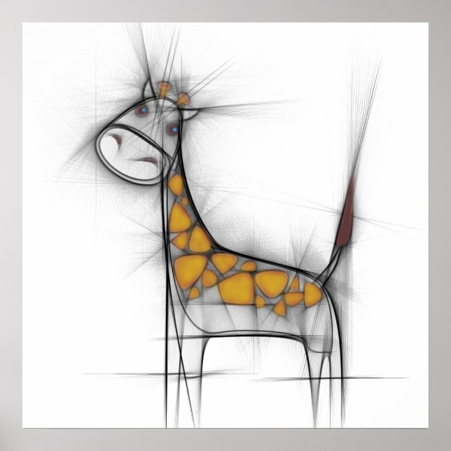 Póster Best ever giraffe poster (Frente)