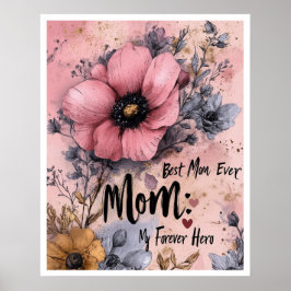 Póster Best Mom ever