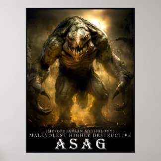 Póster Bestia Antigua & Criaturas: Asag