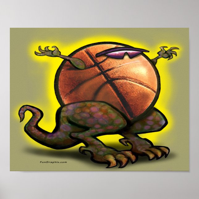 Póster Bestia de baloncesto (Frente)