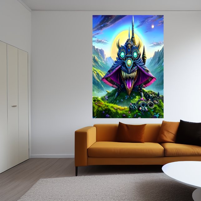 Póster Bestia de fantasía de Steampunk en el bosque | Art (Subido por el creador)