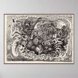 Póster Bestia Híbrida