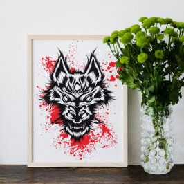 Póster Bestia sedienta de sangre