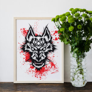 Póster Bestia sedienta de sangre