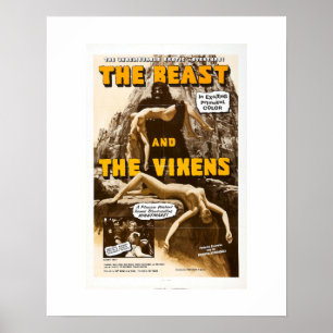 Póster Bestia y Vixens