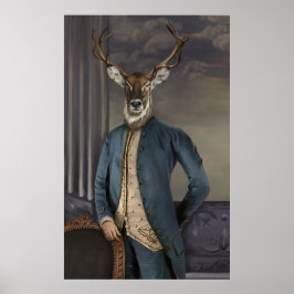 Póster Bestias nobles - Deer Dandy