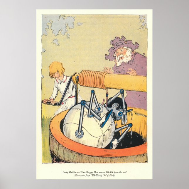 Póster Besty Bobbin y el rescate de The Shaggy Man Tik-To (Frente)