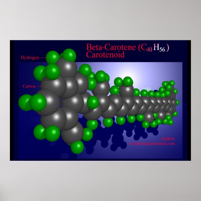 Póster Beta-Caroteno (impreso) (Frente)