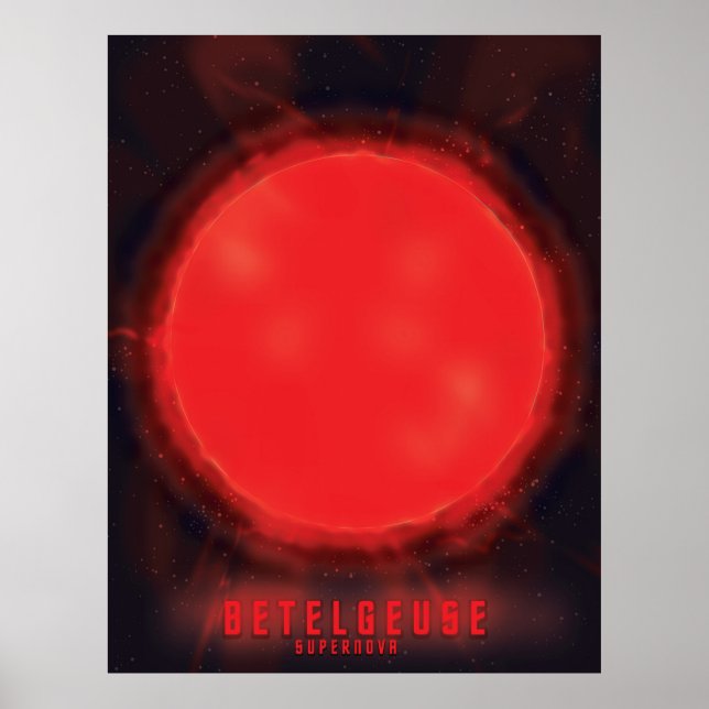 Póster betelgeuse supernova Space Art (Frente)
