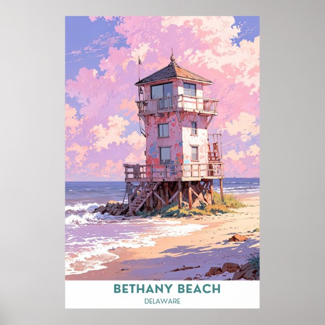 Póster Bethany Beach, Delaware (Frente)