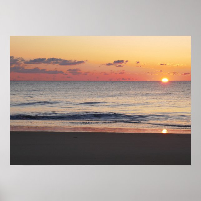 Póster Bethany Beach Sunrise II (Frente)