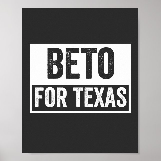 Póster beto para TEXAS (Frente)