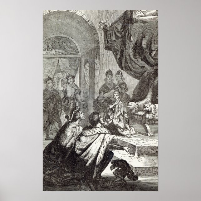 Póster Betrothal de la princesa francesa a Richard II (Frente)