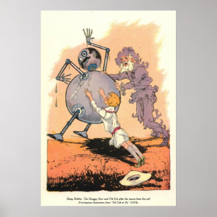 Póster Betsy Bobbin, el hombre agobiante y Tik-Tok