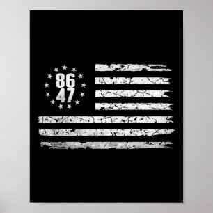Póster Betsy Ross americana angustiado 86 47 Anti-trump V