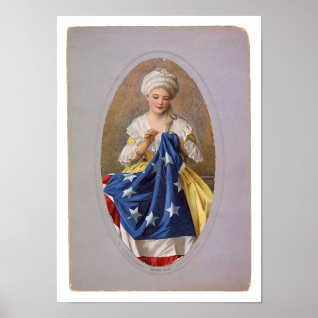 Póster Betsy Ross, c1908, G. Liebscher (Frente)