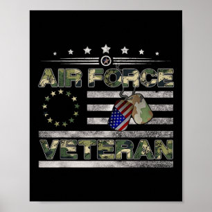 Póster Betsy Ross Cam, veterana camiseta norteamericana d