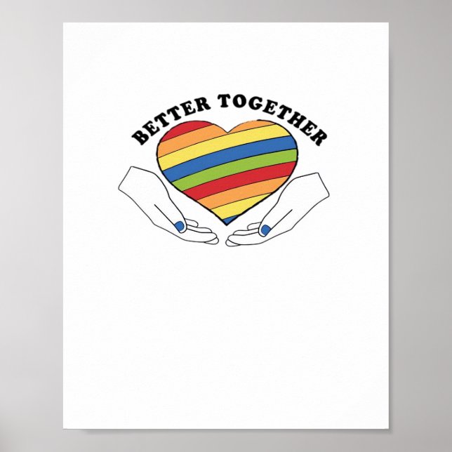 Póster Better Together Graphics Creative Style  (Frente)