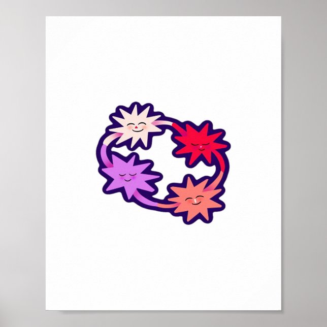 Póster Better Together Stars Creative Style  (Frente)