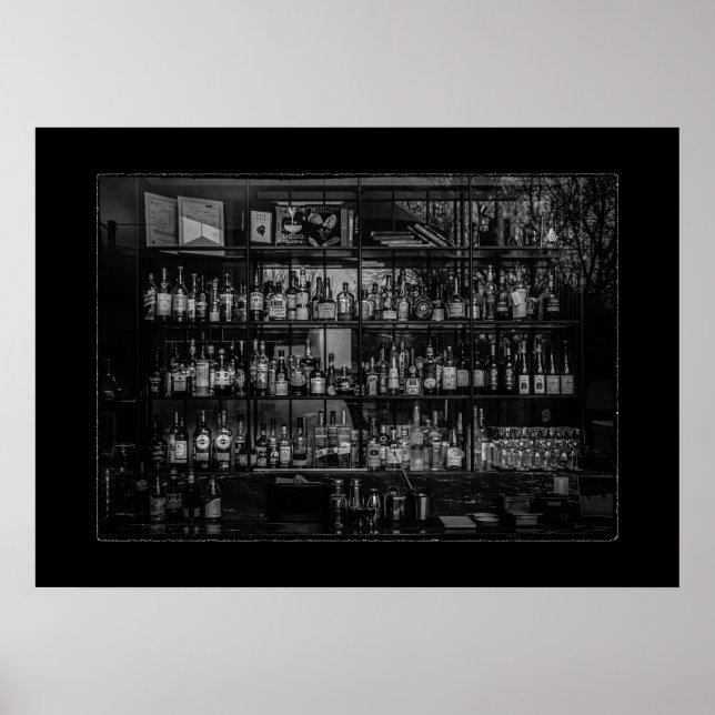 Póster Beverages No 2 with Border (Frente)