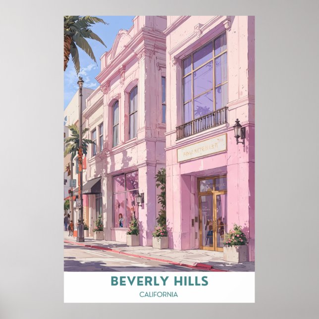 Póster Beverly Hills, California (Frente)