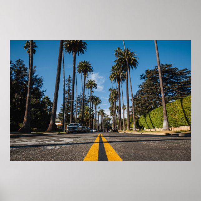 Póster Beverly Hills Streets, California, EE. UU. (Frente)