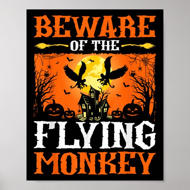 Póster Beware Of The Flying Monkey  (Frente)