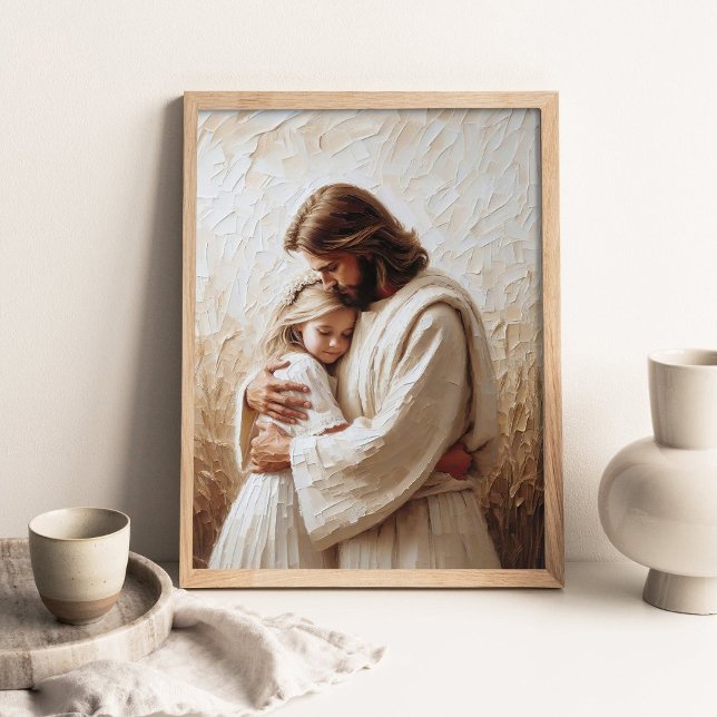 Póster Beyond Love, Christian Art, Jesus Hugging Girl (Subido por el creador)