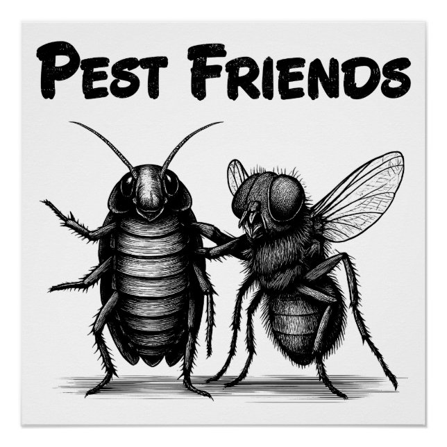 Póster BFF Amigos de pestes (Anverso)