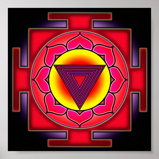 Póster Bhairavi Yantra (Frente)