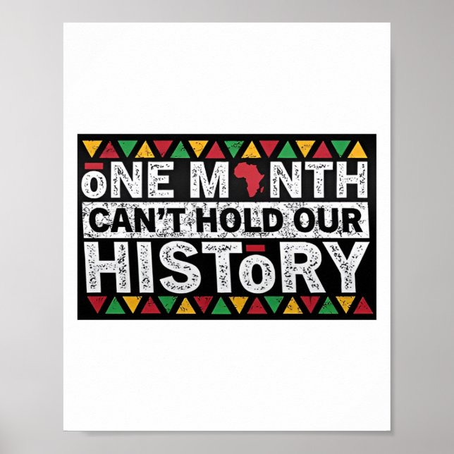 Póster Bhm Black History es Poster norteamericano (Frente)