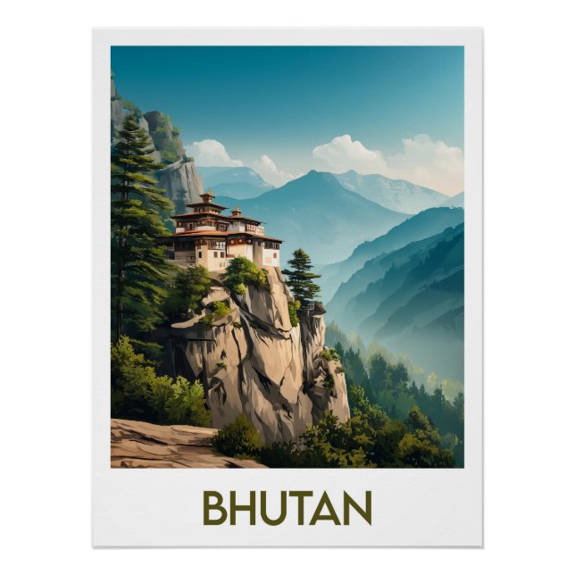 Poster Bhutan (Anverso)