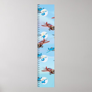 Póster Bi-Aircraft growth chart