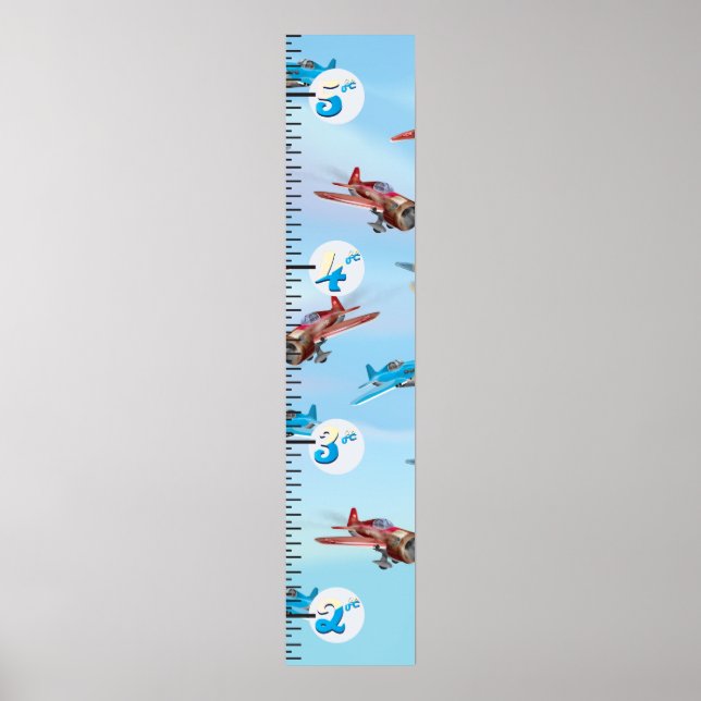 Póster Bi-Aircraft growth chart (Frente)