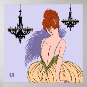 Póster Bianca en Lilac - Impresiones/Posters