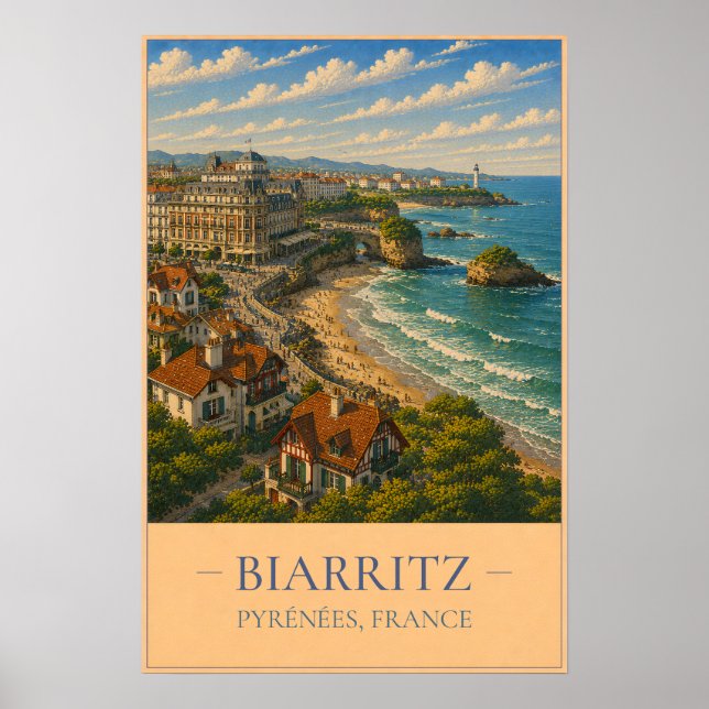 Póster Biarritz (Frente)