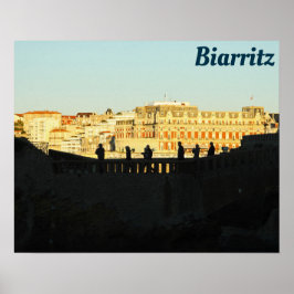 Póster Biarritz