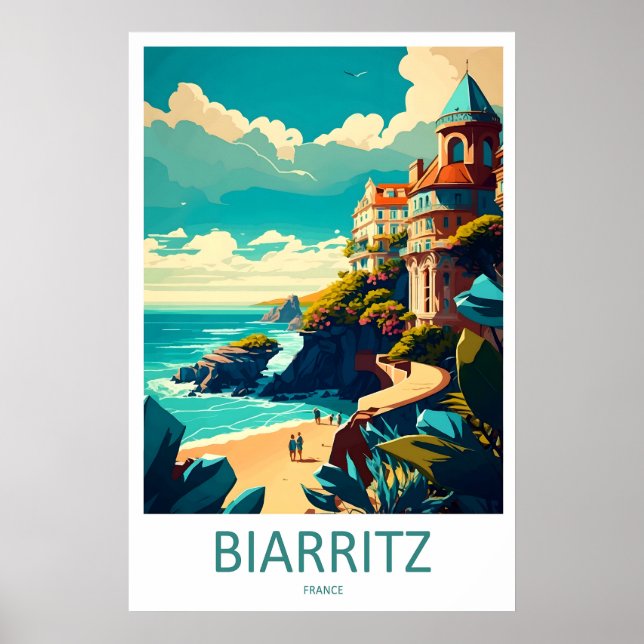 Póster Biarritz 2 (Frente)